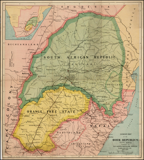 14-South Africa Map By Colton Ohman & Co.