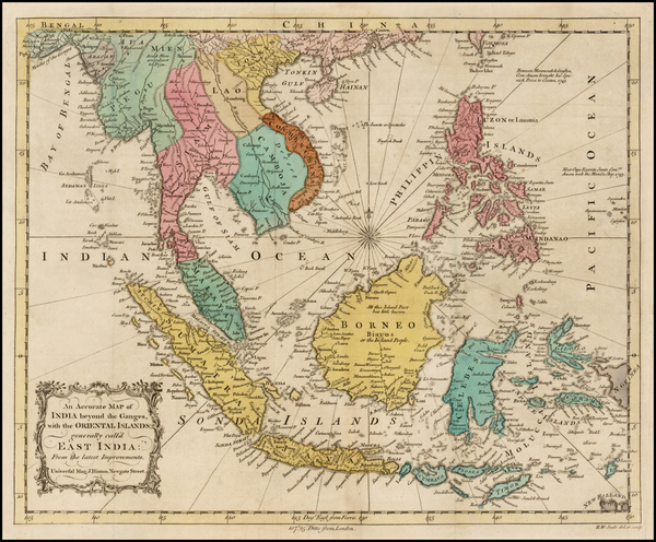 23-Southeast Asia, Philippines and Other Islands Map By Universal Magazine