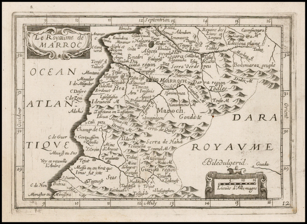 17-North Africa Map By Jean Picart