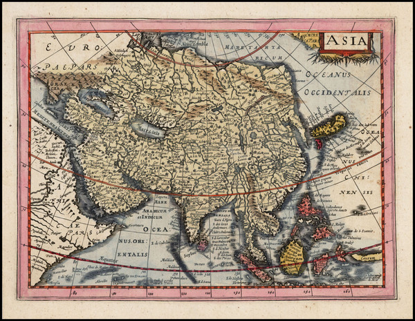 23-Asia and Asia Map By Johannes Cloppenburg