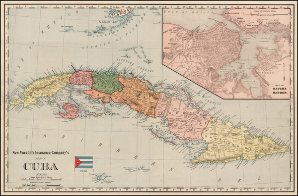 46-Caribbean Map By Rand McNally & Company