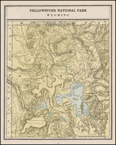 38-Rocky Mountains Map By George F. Cram