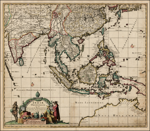 14-China, India, Southeast Asia, Philippines, Australia & Oceania and Australia Map By Johanne