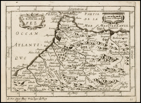 23-North Africa Map By Jean Picart