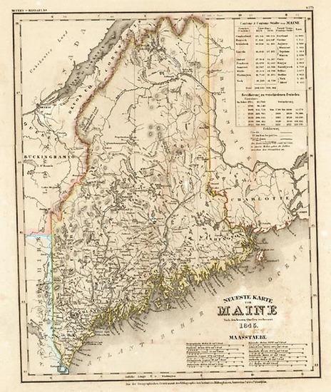 44-New England Map By Joseph Meyer