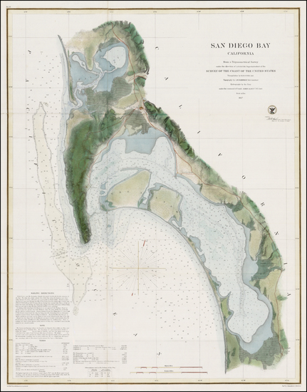 59-California Map By United States Coast Survey