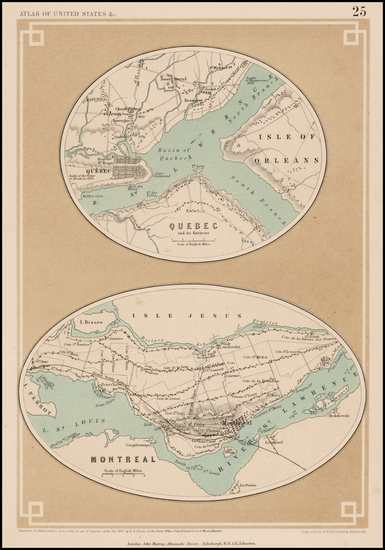 51-Canada Map By Henry Darwin Rogers  &  Alexander Keith Johnston