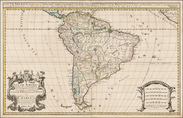 96-South America Map By William Berry