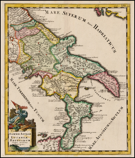35-Italy Map By Philipp Clüver