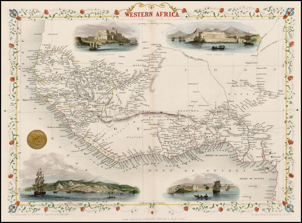 29-West Africa Map By John Tallis