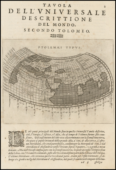 62-World and World Map By Tomasso Porcacchi