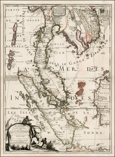 51-Southeast Asia Map By Jean-Baptiste Nolin