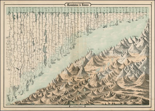 43-Curiosities Map By Alvin Jewett Johnson  &  Ross C. Browning