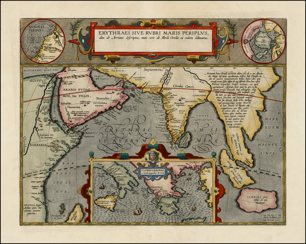 29-Polar Maps, Indian Ocean, Mediterranean, India, Southeast Asia, Other Islands, Central Asia &am