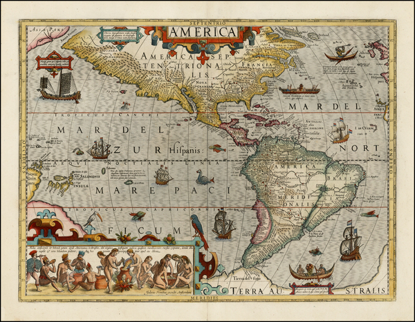 7-Western Hemisphere, South America, Australia & Oceania, Australia, Oceania and America Map 