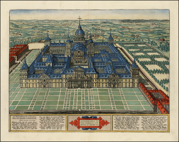 7-Spain Map By Abraham Ortelius / Johannes Baptista Vrients