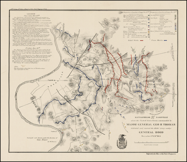 70-South Map By Bowen & Co. / M. Peseux