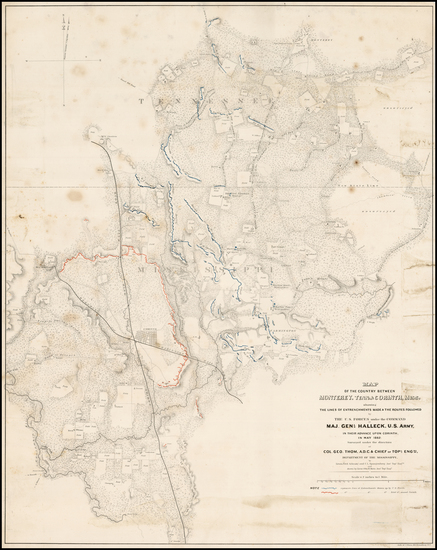 76-South Map By Julius Bien & Co.