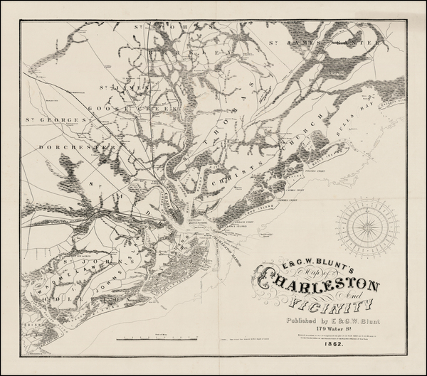 97-Southeast Map By E & GW Blunt