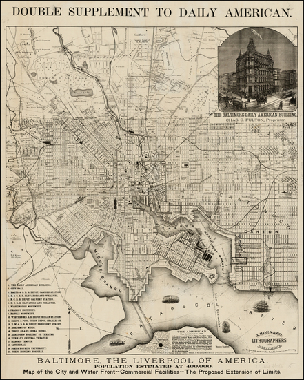 100-Mid-Atlantic Map By Hoen & Co.