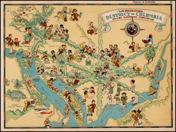 45-Mid-Atlantic and Southeast Map By Ruth Taylor White