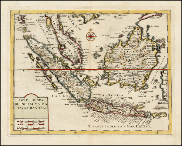 31-Southeast Asia and Other Islands Map By Giambattista Albrizzi