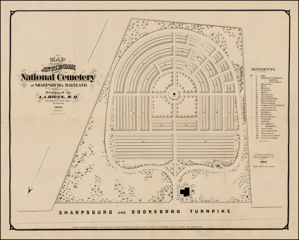 13-Mid-Atlantic, South and Southeast Map By Chas. P. Kahler