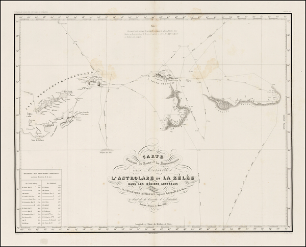 32-Polar Maps Map By Clement Adrien Vincendon Dumoulin