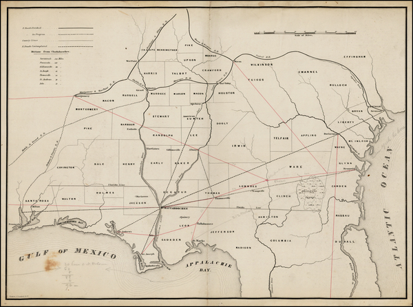 70-Mid-Atlantic and Georgia Map By Anonymous