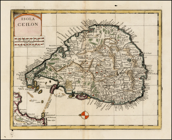 13-India and Other Islands Map By Giambattista Albrizzi