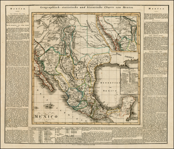 40-Texas, Southwest, Rocky Mountains and California Map By Carl Ferdinand Weiland