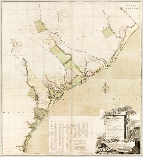 42-Southeast Map By William Gerard De Brahm