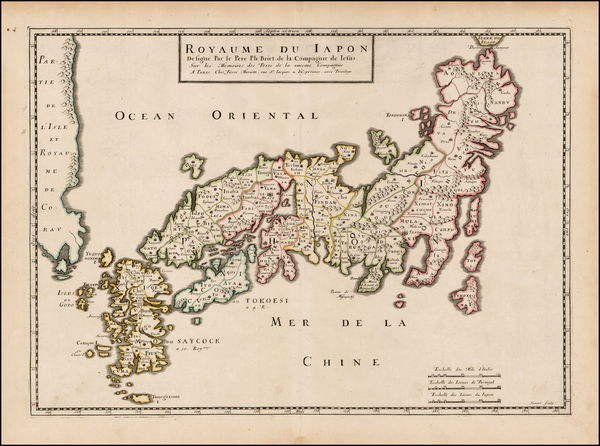 35-Japan and Korea Map By Philip Briet