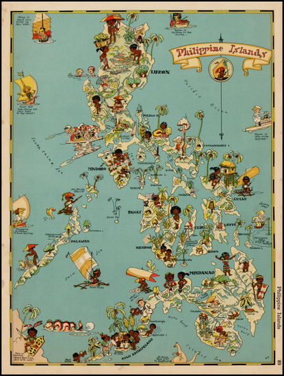 5-Philippines Map By Ruth Taylor White