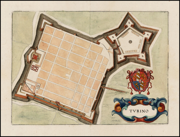 56-Other Italian Cities Map By Matthaus Merian