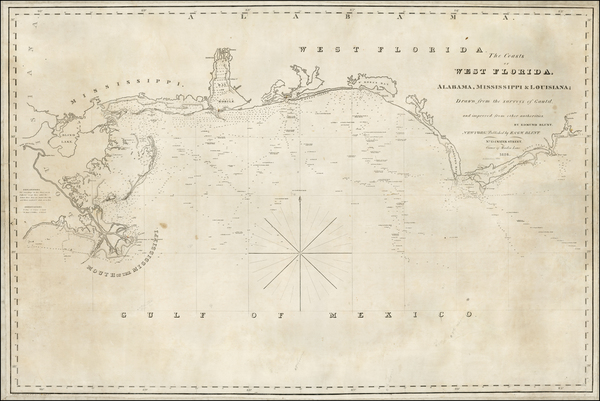 28-Florida and South Map By E & GW Blunt