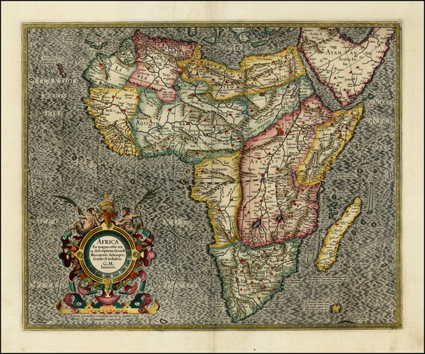 68-Africa and Africa Map By Gerard Mercator