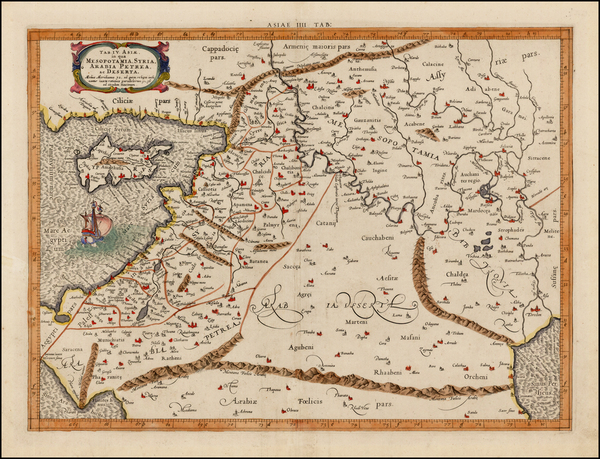 22-Central Asia & Caucasus, Middle East, Holy Land and Balearic Islands Map By  Gerard Mercato