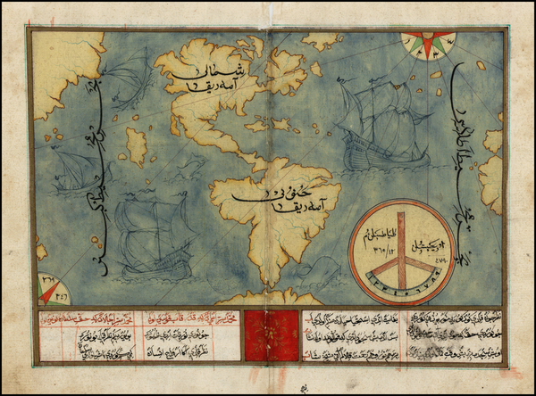 29-Western Hemisphere, North America, South America and America Map By Anonymous