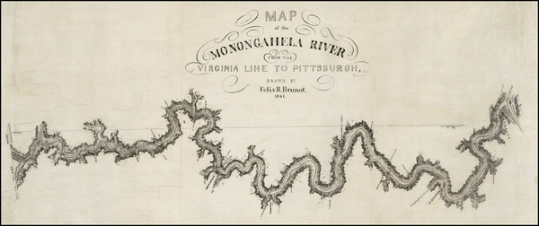 31-Mid-Atlantic and Midwest Map By Felix R. Brunot