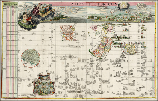 99-World, World, Mediterranean, Middle East, Holy Land, Egypt, Curiosities and Greece Map By Johan