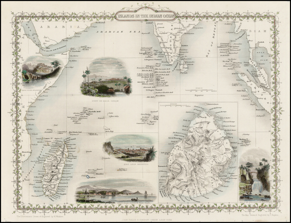 3-India, Southeast Asia and Other Islands Map By John Tallis