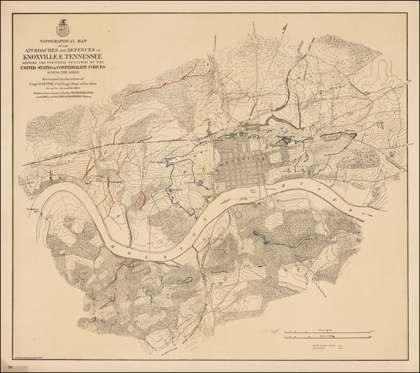 100-South Map By U.S. War Department