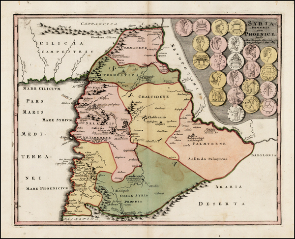 46-Middle East and Holy Land Map By Christopher Weigel