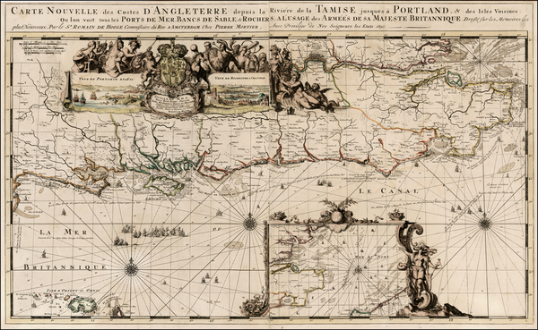 60-England Map By Romeyn De Hooghe