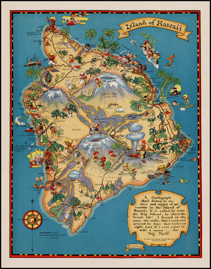 5-Hawaii and Hawaii Map By Ruth Taylor White