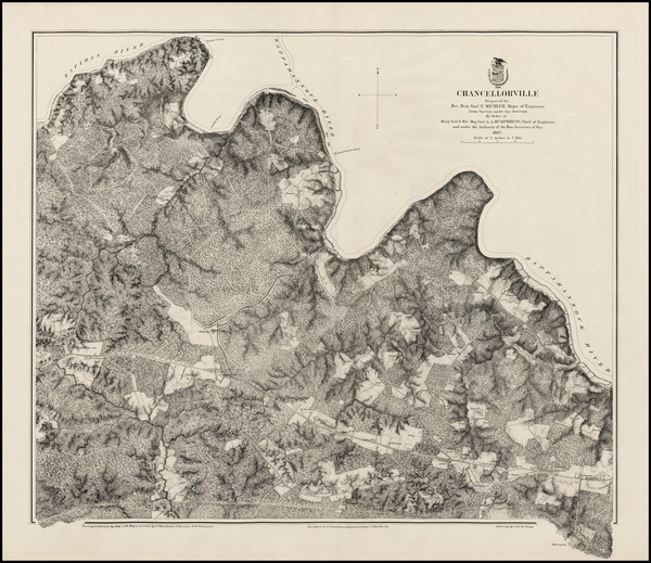 9-Virginia and Civil War Map By U.S. War Department