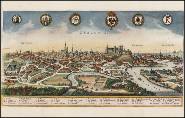 8-Poland Map By Matthaus Merian