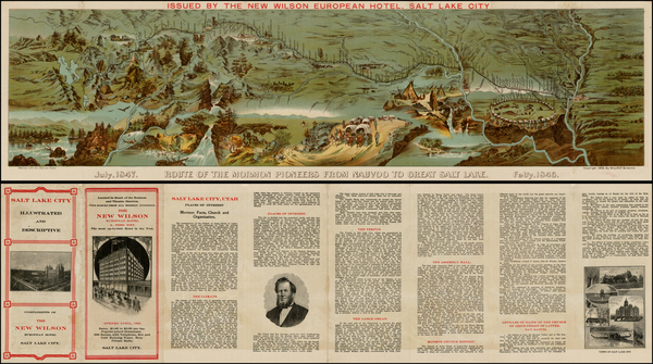 56-Midwest, Plains, Southwest and Rocky Mountains Map By Millroy & Hayes