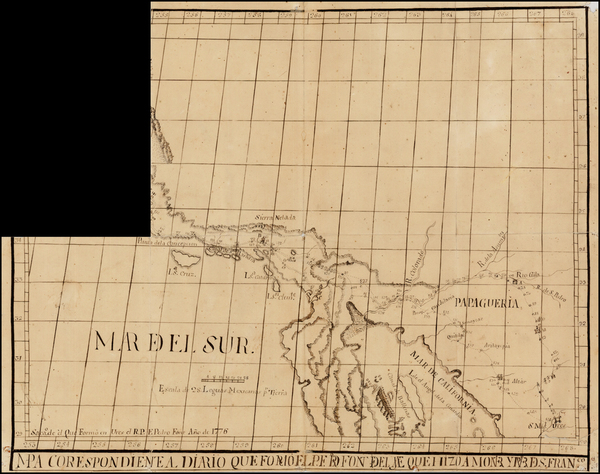 17-Southwest, Mexico and California Map By Pedro Font